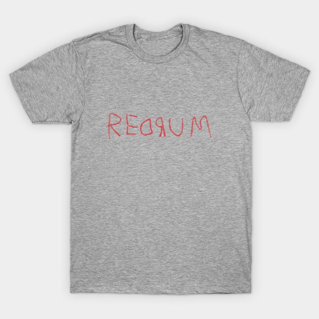 The Shining Redrum T-Shirt by Rebus28